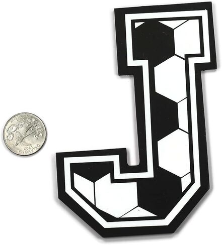 Sports Themed Wooden Letter for Boy's Room - Sports Room Decor (Football) in Saudi Arabia