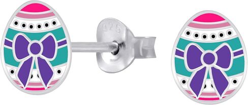 Easter .925 Sterling Silver Tiny Stud Earrings (Hypoallergenic) in Kuwait
