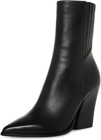 Steve Madden Women's Rickki Ankle Boot, Tan Suede, 5.5 in Saudi Arabia