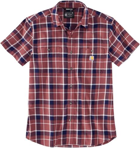 قميص Carhartt الرجالي 105701 متين ومريح ومريح وخفيف الوزن وأكمام قصيرة in Saudi Arabia
