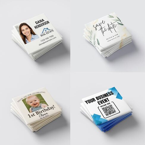 Custom Photo Magnet 2x2" – Set of 1 – Personalized Square Fridge Magnet with Your Picture – 50x50mm Keepsake for Baby Photos, Pets, Memorials, Kids’ Art, Family Moments, Weddings & Thoughtful Gifts in Saudi Arabia