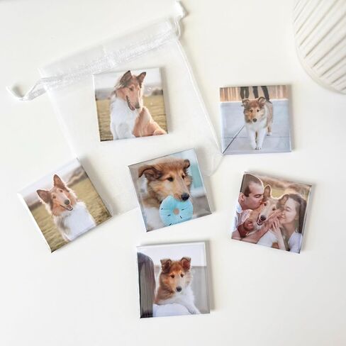 Custom Photo Magnet 2x2" – Set of 1 – Personalized Square Fridge Magnet with Your Picture – 50x50mm Keepsake for Baby Photos, Pets, Memorials, Kids’ Art, Family Moments, Weddings & Thoughtful Gifts in Saudi Arabia
