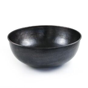 Luxury 100% Pure Copper Foot Bath – Large Premium Hand-Hammered Green Patina Pedicure Bowl for Spa & Relaxation – Solid Copper Basin in Kuwait