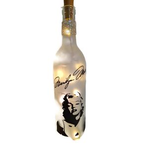 Marilyn Wine Bottle With Lights Mother's Day Gift