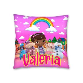 Doc Mcstufins Pillow with Name - 16in insert included
