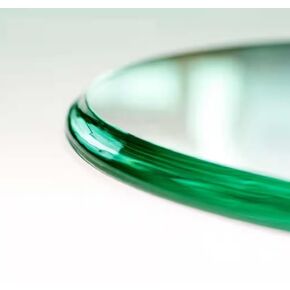 48" Inch Round Glass Table Top - Tempered - 1/2" Thick - Ogee Edge, America Glass by Glass Beveling Service