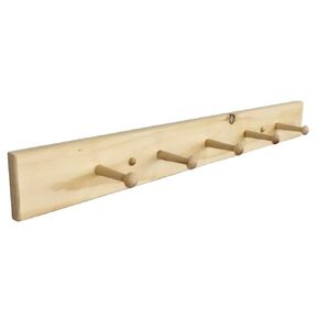 30" Shaker Peg Rack Unfinished