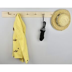 42" Unfinished Shaker Peg Rack