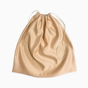 Nude Silk Satin Dust Bag (X-Small 10x10", Nude)