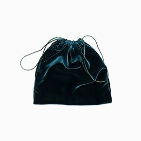 Green Velvet Dust Bag - Extra Small to Extra Large - Storage bag, Handbag, Sneakers, Gift, Travel, Packaging (L Landscape - 28x22")