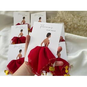 10 PCS – Personalized Handkerchief Wedding Favors with Custom Card – Handmade Guest Gifts for Wedding, Engagement, Bridal Shower, Baby Shower, Party Keepsake (Bulk Options: 10-20-30-50-100 pcs)