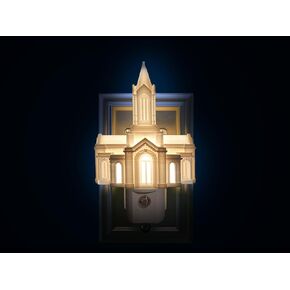 Colorado LDS Temple Night Light Gift (Outlet Plug-in, LED, Dusk-to-Dawn Sensor) (Denver)
