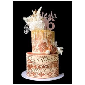 Fijian Cake Stencil