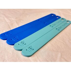 Dough Stick Pairs, 1/8 Thickness 9 inch Length, Custom Color: