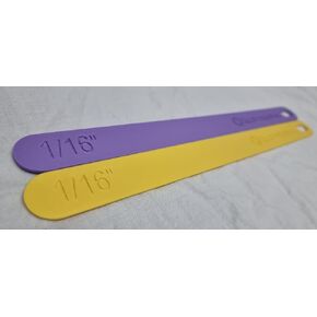 Extra Long Dough Stick Pairs, 1/16 Thickness 12 inch Length, Custom Color