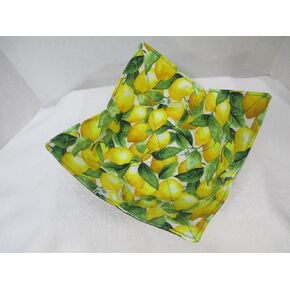 Lemons, Lemons, Lemons Soup Bowl Cozy Reversible Microwavable