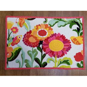 Floral quilted Placemat