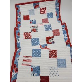 Old Glory Quilted Table Runner Patriotic Table Runner 4th of July Table Runner July 4th Table Runner Memorial Day Table Runner Veterans Day Table Runner