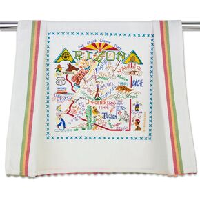 Catstudio Washington Dish Towel - U.S. State Souvenir Kitchen and Hand Towel with Original Artwork - Perfect Tea Towels for Washington Lovers, Travel Souvenir
