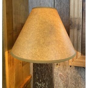 Rustic Oil Kraft No Lace Lamp Shade (12, Small)