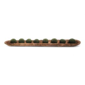 Extra Long Skinny Wood Dough Bowl Long Wood Decorative Bowl The Rio Grande
