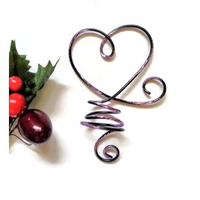 Purple Miniature Tree Topper for Christmas Holiday Decorating