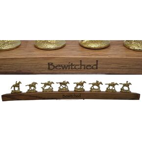 Personalized Laser Engraved Center Barrel Stave Stopper Cork Display Made To Fit Blanton's Bourbon Horse Stoppers- Wall Mountable