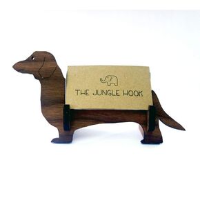 Dachshund business card holder
