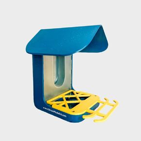 Integrated Seed Grate Perch for Bird Buddy (Blue)