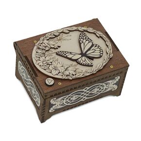 Butterfly Custom Song Mp3 Music Box ، تخصيص مع طباعة ونص للصور ، يلعب أي أغنية