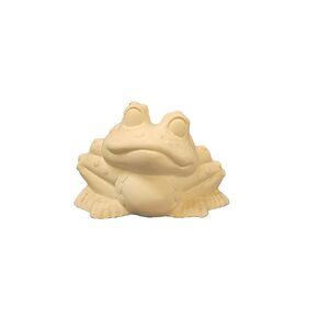 Sm 4" Frog ceramic bisque, ready to paint