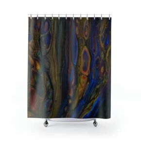 Abstract Shower Curtain (Copper Canyon)