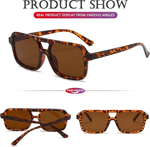 ايزو نظارات شمسية مستطيلة بدون اطار بتصميم كلاسيكي مرصع بالكريستال والماس بتصميم كلاسيكي مربع بدون اطار in Kuwait