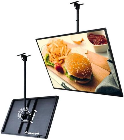 Slim Snap Frame LED Light Box, LED Backlit Menu Board Screen for Restaurant Cafe Shops Wall Mounted Billboard for Cafe Shop (70x50cm) in Kuwait