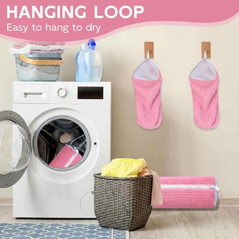 10 قطع من حقائب أحذية السفر مع حبل لتنظيم تخزين الأحذية الكبيرة للرجال والنساء، حقائب برباط شفاف، وردي in Kuwait