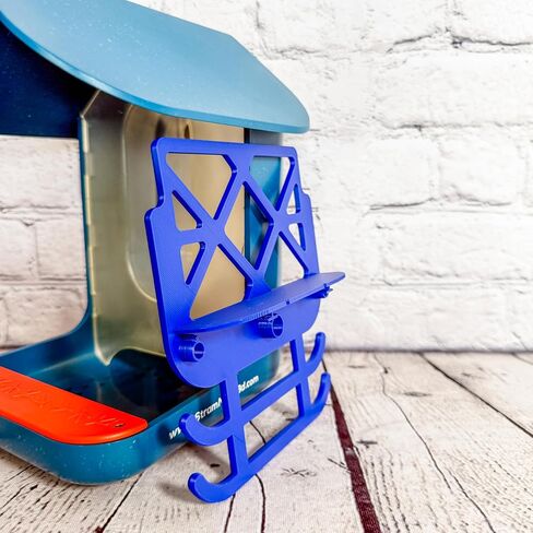Integrated Seed Grate Perch for Bird Buddy (Blue) in Saudi Arabia