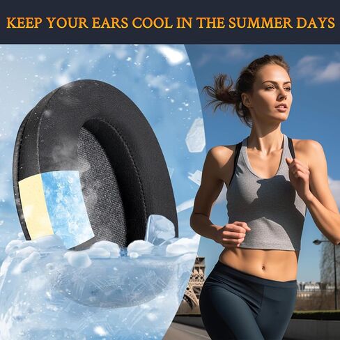 SOULWIT Cooling Earpads for Sony WH-XB910N (Not Fit WH-H910N) - Black in Kuwait