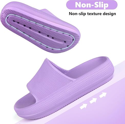 LIZICU Kids Cloud Slides 丨 شباشب وسادة للأولاد والبنات 丨 صنادل حمام سريعة الجفاف 丨 شباشب صيفية لحمام السباحة على الشاطئ | نعل سميك غير قابل للانزلاق in Saudi Arabia