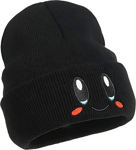 Kirby Beanie Adult Size Anime Hat Accessory Kawaii, Medium-Large (100% Acrylic, White) in Saudi Arabia