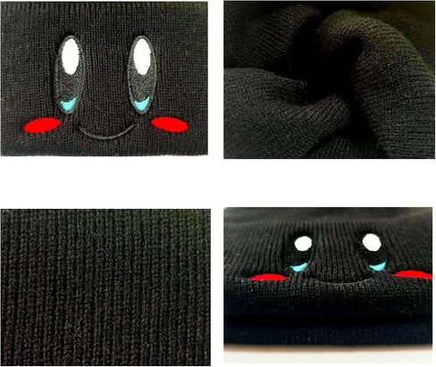 Kirby Beanie Adult Size Anime Hat Accessory Kawaii, Medium-Large (100% Acrylic, White) in Saudi Arabia