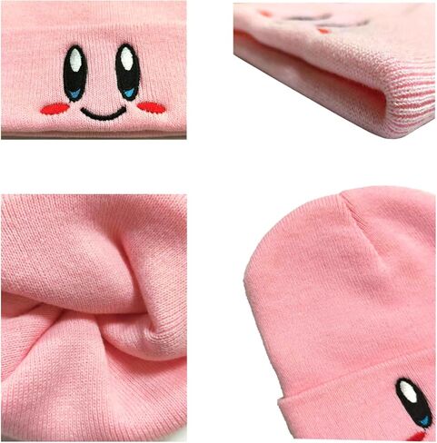 قبعة كيربي بيني للبالغين بتصميم انيمي كاواي، مقاس M - L in Kuwait