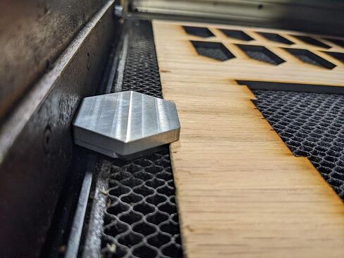 Metal Glowforge or Laser Crumb Tray Magnetic Hold Down | Strong Magnets | High Strength Aluminum | Laser Tools | Made in USA (Pack of 2 - Small) in Saudi Arabia