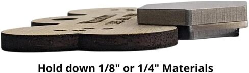 Metal Glowforge or Laser Crumb Tray Magnetic Hold Down | Strong Magnets | High Strength Aluminum | Laser Tools | Made in USA (Pack of 2 - Small) in Saudi Arabia