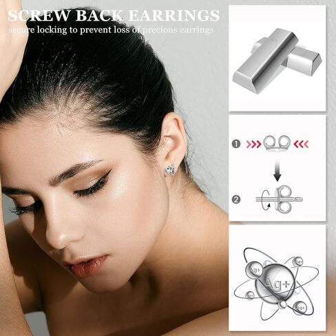 Tunzug Starfish Moissanite Earrings Lab Cultured Diamonds 925 Sterling Silver Hypoallergenic Dangle Earrings in Kuwait