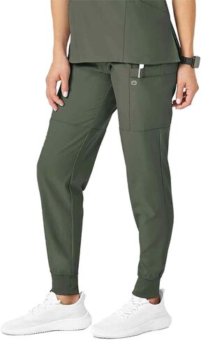 WonderWink W123 Women's 5555 Comfort Waist Jogger Pant, Olive, 2X in Saudi Arabia