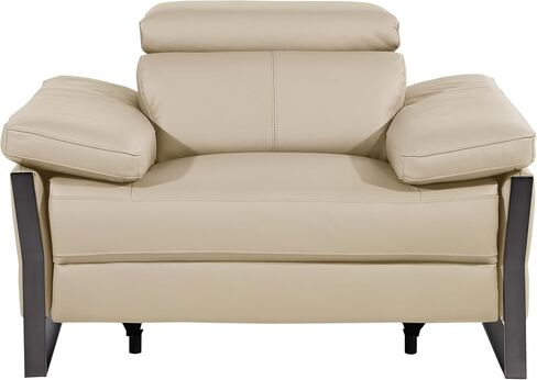 BlackJack Furniture Antonio Power Reclining Sofa, 3 Seater Modular Couch with Top Grain Italian Leather and Pillow Wide Armrests, Triple Electric Recliners & Headrests, Black in Saudi Arabia