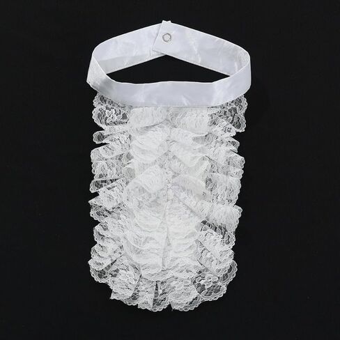 COSDREAMER Mens Renaissance Scarf Jabot Cravat Costume Collar in Kuwait