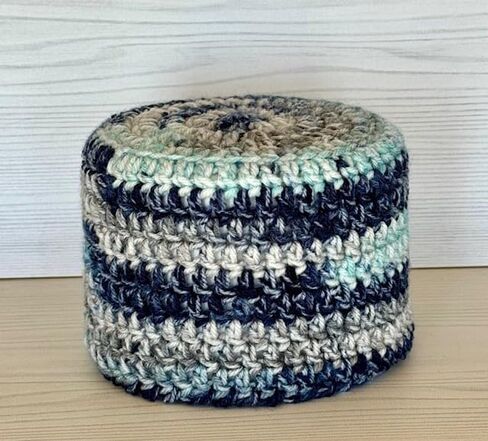 Crochet Toilet Paper Cover, Mega Roll Size - Toilet Paper Cozy (Cobblestone Ivy) in Kuwait