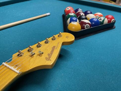 Custom Guitar Headstock Waterslide Decals for Light-Colored Headstocks | Set of Two in Saudi Arabia