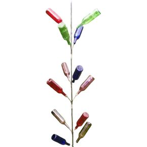 Southern Classic Garden 13 Wine Bottle Tree ~ 6 Feet ~ Our Most Popular Southern Wine Bottle Tree.